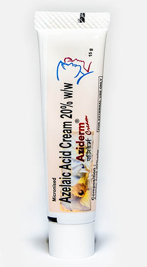 Aziderm cream Skinoren tube