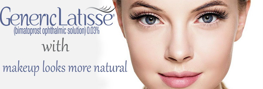 makeup with generic latisse