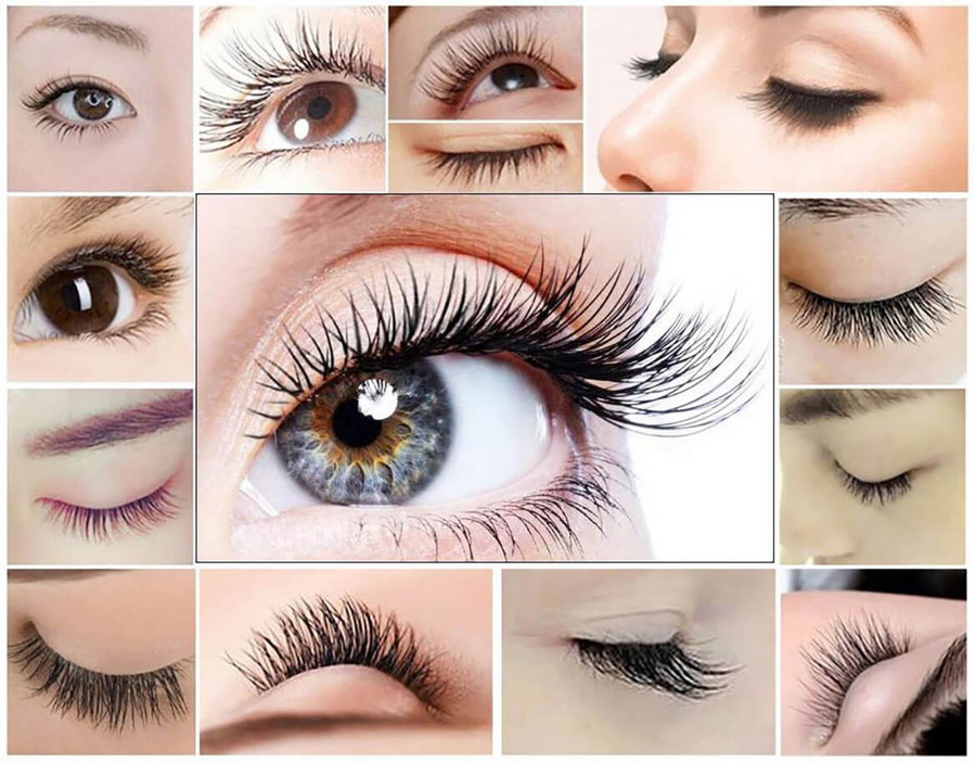 long eyelashes