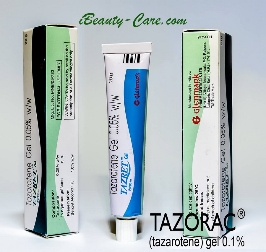 generic tazorac tube box two sides